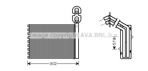 AVA QUALITY COOLING Soojusvaheti,salongiküte VW6202